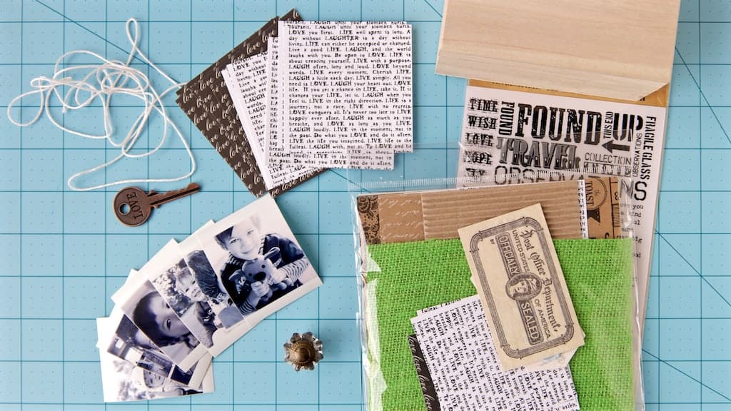 30-minute-diy-memory-box-7 how to make a diy photo memory box with pull out photos