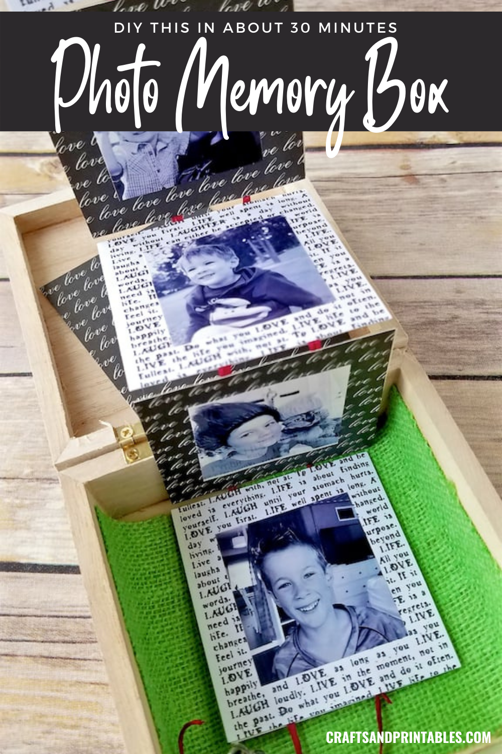 Make A DIY Memory Box In About 30 Minutes