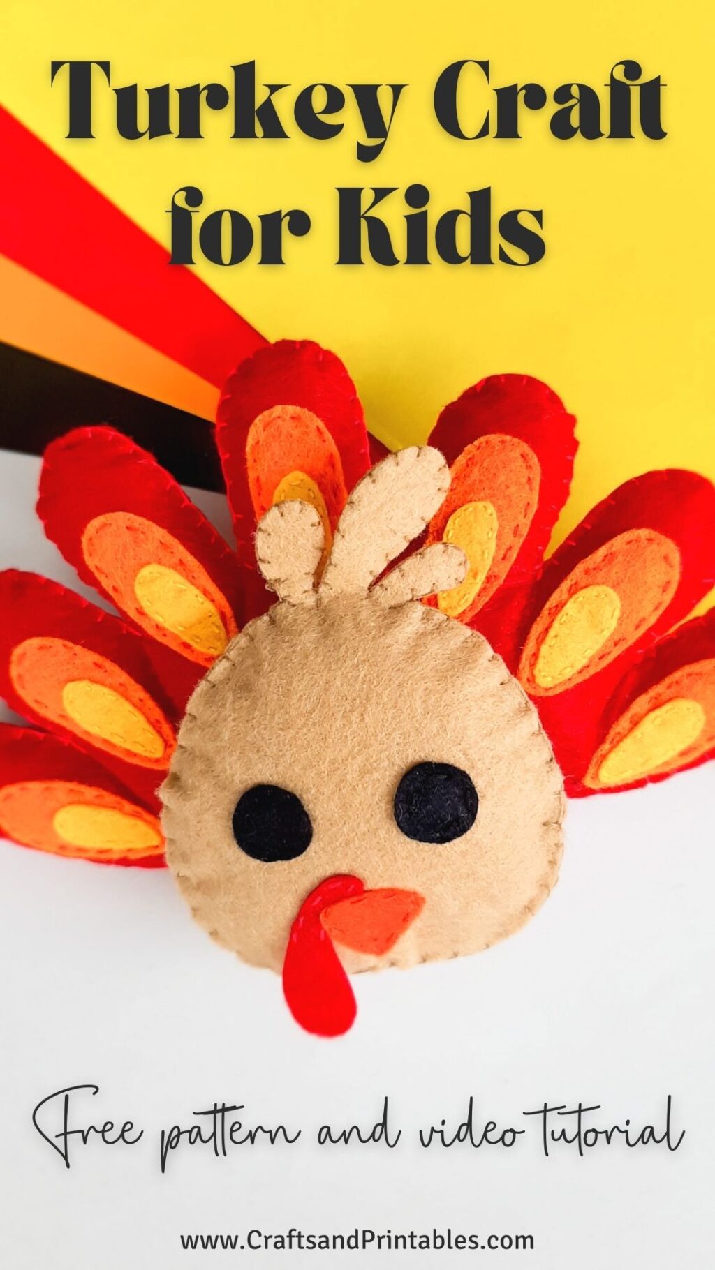 Cute Turkey Craft for Kids PIN Cute Thanksgiving Turkey Craft for Kids Cute Turkey Craft for Kids PIN