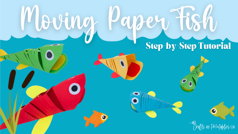 Moving Paper Fish Craft Tutorial Main 3