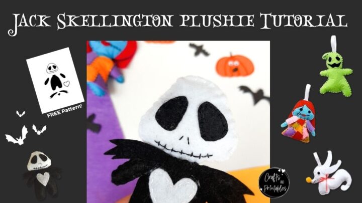 Nightmare Before Christmas Jack Skellington Felt Ornament Pattern CNP DIY Gift Card Holders You'll Love to Give for Christmas