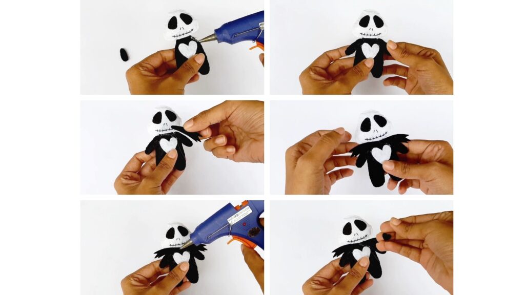 how to make a plushie jack skellington 3 Nightmare Before Christmas: DIY Jack Skellington Felt Pattern (Free!) how to make a plushie jack skellington (3)