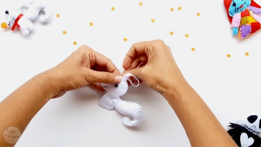 8 Nightmare Before Christmas Zero Ornament