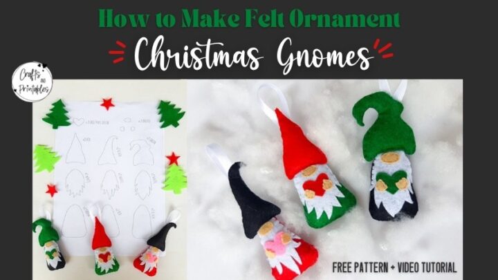 Felt gnomes free pattern Free Printable Letter to Santa Template + North Pole Postmark Instructions