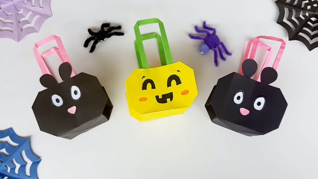 Origami-Halloween-Cat-Bag Origami Halloween Cat Bag