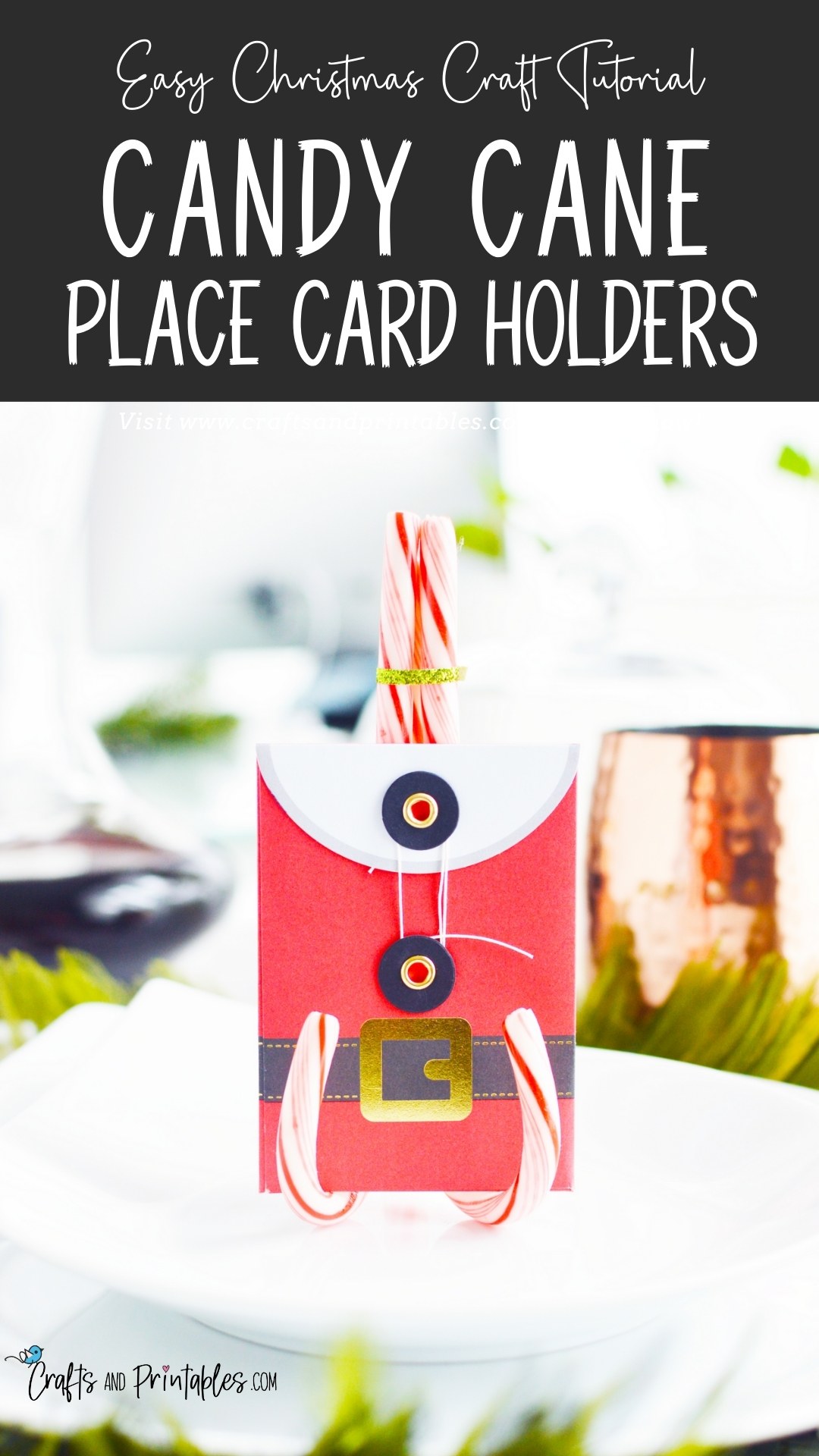 DIY Candy Cane Place Card Holders DIY Candy Cane Place Card Holders