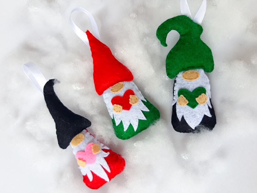 how to make felt gnomes for Christmas Free Pattern-2